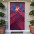 Brisbane Lions Australian Football Door Cover Powerful Lion Mascot - Bold Team Colors