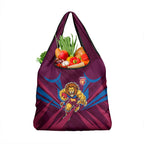 Brisbane Lions Australian Football Grocery Bag Powerful Lion Mascot - Bold Team Colors
