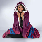 Brisbane Lions Australian Football Hooded Blanket Powerful Lion Mascot - Bold Team Colors