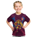 Brisbane Lions Australian Football Kid T Shirt Powerful Lion Mascot - Bold Team Colors