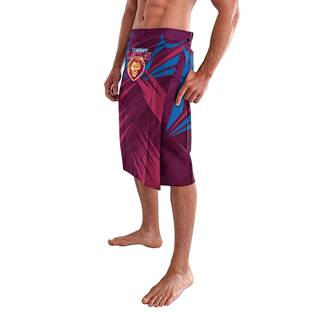 Brisbane Lions Australian Football Lavalava Powerful Lion Mascot - Bold Team Colors