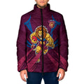 Brisbane Lions Australian Football Padded Jacket Powerful Lion Mascot - Bold Team Colors