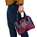Brisbane Lions Australian Football Shoulder Handbag Powerful Lion Mascot - Bold Team Colors