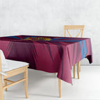 Brisbane Lions Australian Football Tablecloth Powerful Lion Mascot - Bold Team Colors