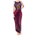 Brisbane Lions Australian Football Tank Maxi Dress Powerful Lion Mascot - Bold Team Colors