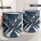 Carlton Blues Australian Football Laundry Basket Powerful Superhero Mascot - Bold Team Colors