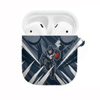 Carlton Blues Australian Football AirPods Case Powerful Superhero Mascot - Bold Team Colors