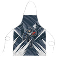 Carlton Blues Australian Football Apron Powerful Superhero Mascot - Bold Team Colors