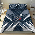 Carlton Blues Australian Football Bedding Set Powerful Superhero Mascot - Bold Team Colors