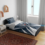 Carlton Blues Australian Football Bedding Set Powerful Superhero Mascot - Bold Team Colors