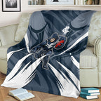 Carlton Blues Australian Football Blanket Powerful Superhero Mascot - Bold Team Colors