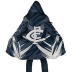 Carlton Blues Australian Football Cloak Powerful Superhero Mascot - Bold Team Colors