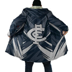 Carlton Blues Australian Football Cloak Powerful Superhero Mascot - Bold Team Colors
