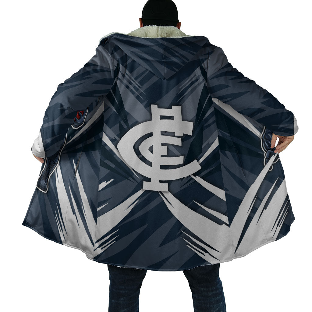 Carlton Blues Australian Football Cloak Powerful Superhero Mascot - Bold Team Colors