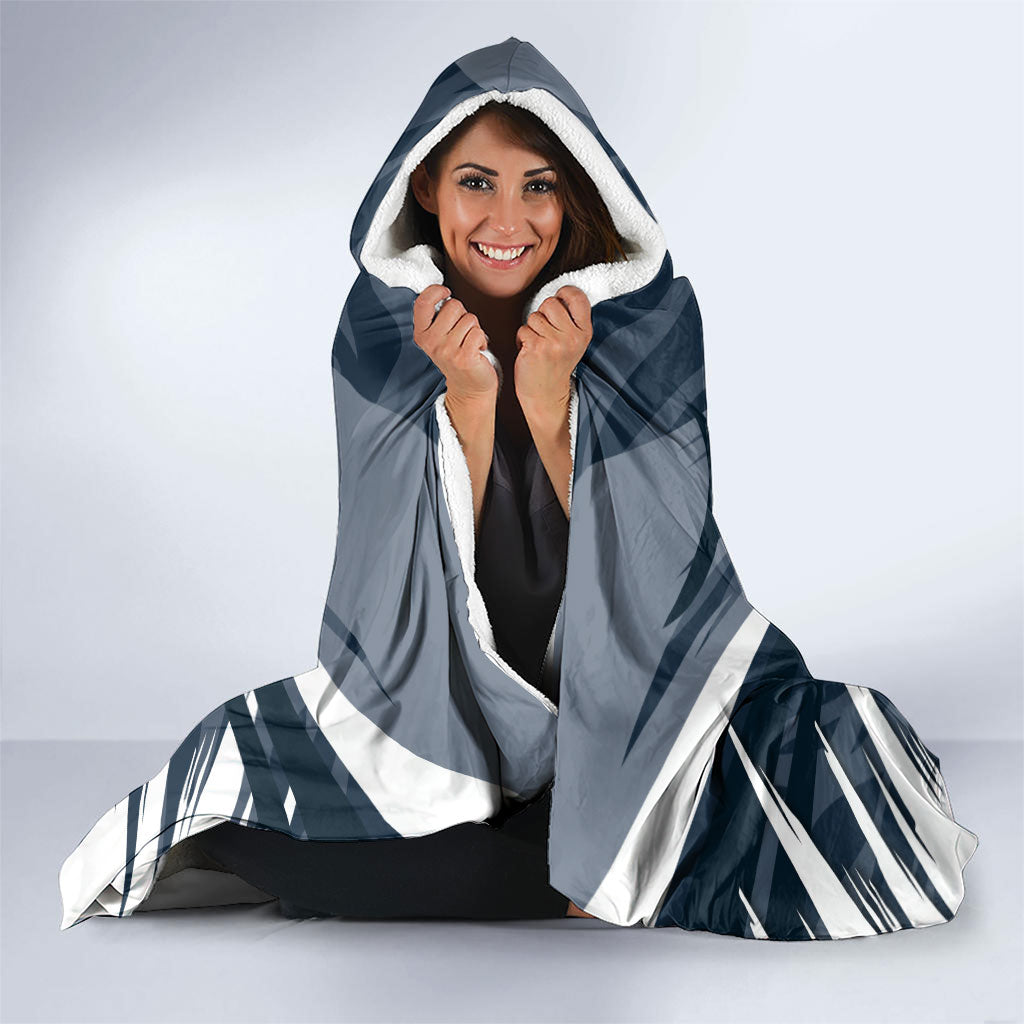 Carlton Blues Australian Football Hooded Blanket Powerful Superhero Mascot - Bold Team Colors