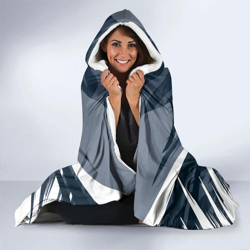 Carlton Blues Australian Football Hooded Blanket Powerful Superhero Mascot - Bold Team Colors