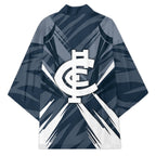 Carlton Blues Australian Football Kimono Powerful Superhero Mascot - Bold Team Colors