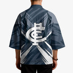 Carlton Blues Australian Football Kimono Powerful Superhero Mascot - Bold Team Colors