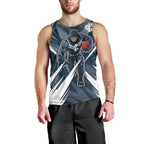 Carlton Blues Australian Football Men Tank Top Powerful Superhero Mascot - Bold Team Colors