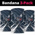 Carlton Blues Australian Football Neck Gaiter Powerful Superhero Mascot - Bold Team Colors