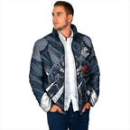 Carlton Blues Australian Football Padded Jacket Powerful Superhero Mascot - Bold Team Colors
