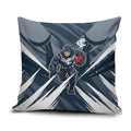 Carlton Blues Australian Football Pillow Cover Powerful Superhero Mascot - Bold Team Colors
