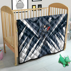 Carlton Blues Australian Football Quilt Powerful Superhero Mascot - Bold Team Colors
