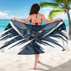 Carlton Blues Australian Football Sarong Powerful Superhero Mascot - Bold Team Colors