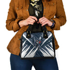 Carlton Blues Australian Football Shoulder Handbag Powerful Superhero Mascot - Bold Team Colors