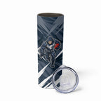 Carlton Blues Australian Football Skinny Tumbler Powerful Superhero Mascot - Bold Team Colors