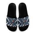 Carlton Blues Australian Football Slide Sandals Powerful Superhero Mascot - Bold Team Colors
