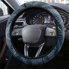 Carlton Blues Australian Football Steering Wheel Cover Powerful Superhero Mascot - Bold Team Colors