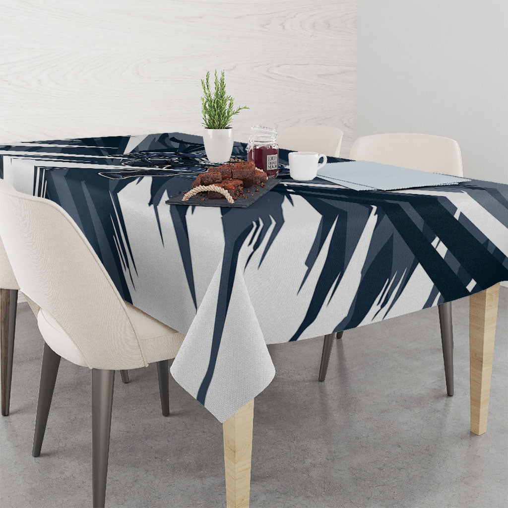 Carlton Blues Australian Football Tablecloth Powerful Superhero Mascot - Bold Team Colors