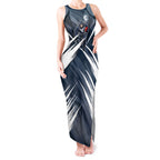 Carlton Blues Australian Football Tank Maxi Dress Powerful Superhero Mascot - Bold Team Colors