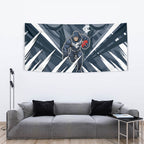 Carlton Blues Australian Football Tapestry Powerful Superhero Mascot - Bold Team Colors