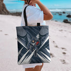 Carlton Blues Australian Football Tote Bag Powerful Superhero Mascot - Bold Team Colors