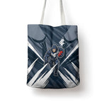 Carlton Blues Australian Football Tote Bag Powerful Superhero Mascot - Bold Team Colors