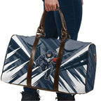 Carlton Blues Australian Football Travel Bag Powerful Superhero Mascot - Bold Team Colors