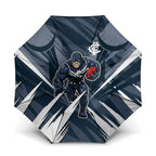 Carlton Blues Australian Football Umbrella Powerful Superhero Mascot - Bold Team Colors