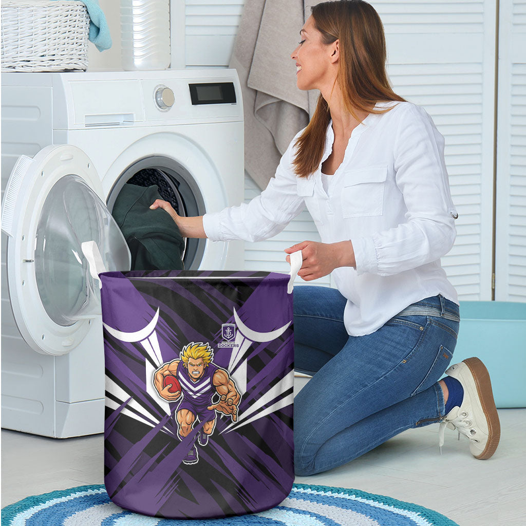 Fremantle Dockers Australian Football Laundry Basket Athletic Hero Mascot - Bold Team Colors