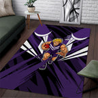 Fremantle Dockers Australian Football Area Rug Athletic Hero Mascot - Bold Team Colors