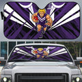 Fremantle Dockers Australian Football Auto Sun Shade Athletic Hero Mascot - Bold Team Colors