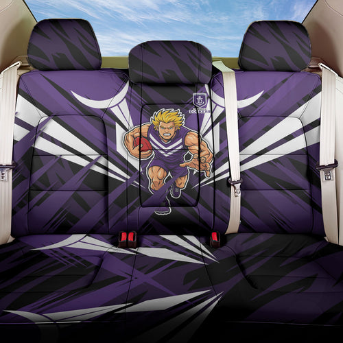 Fremantle Dockers Australian Football Back Car Seat Cover Athletic Hero Mascot - Bold Team Colors