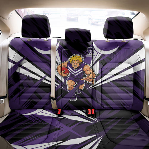 Fremantle Dockers Australian Football Back Car Seat Cover Athletic Hero Mascot - Bold Team Colors
