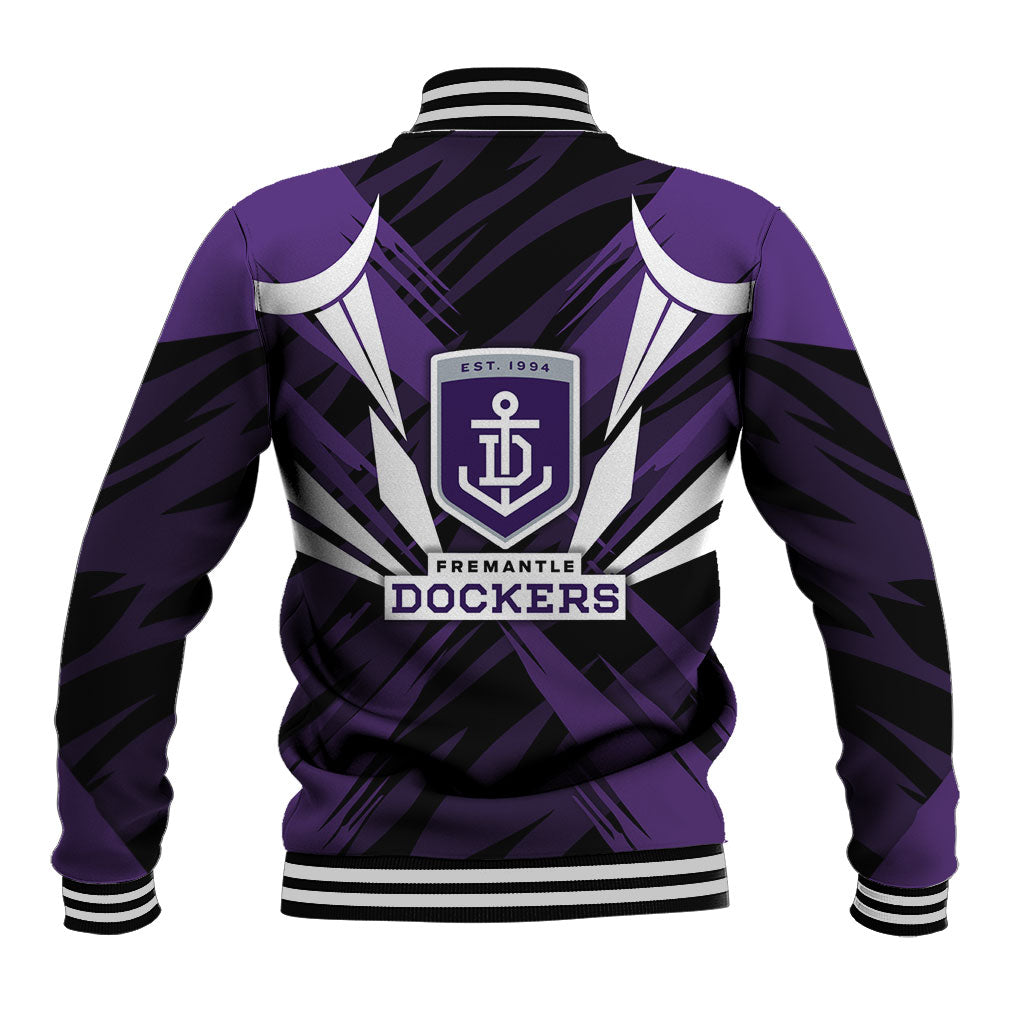 Fremantle Dockers Australian Football Baseball Jacket Athletic Hero Mascot - Bold Team Colors