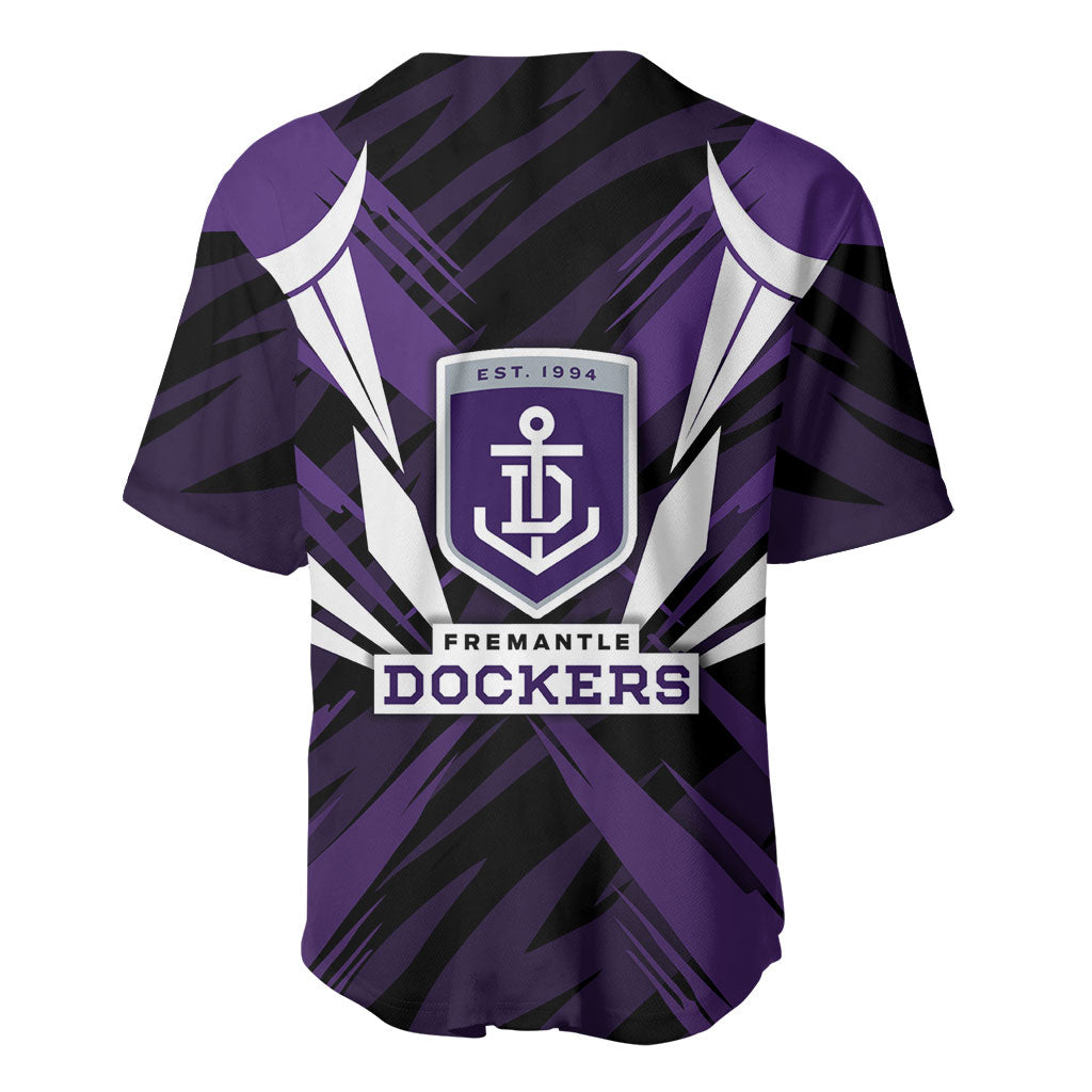 Fremantle Dockers Australian Football Baseball Jersey Athletic Hero Mascot - Bold Team Colors