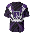 Fremantle Dockers Australian Football Baseball Jersey Athletic Hero Mascot - Bold Team Colors