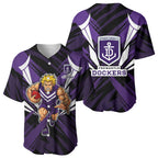 Fremantle Dockers Australian Football Baseball Jersey Athletic Hero Mascot - Bold Team Colors