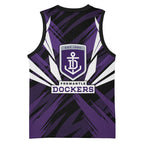 Fremantle Dockers Australian Football Basketball Jersey Athletic Hero Mascot - Bold Team Colors
