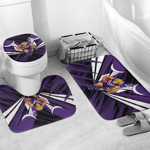 Fremantle Dockers Australian Football Bathroom Set Athletic Hero Mascot - Bold Team Colors